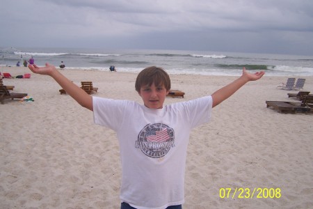 Chance holding the Ocean