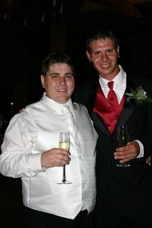 Chris and his Best Man - Mike