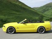 Britny in the Mustang...