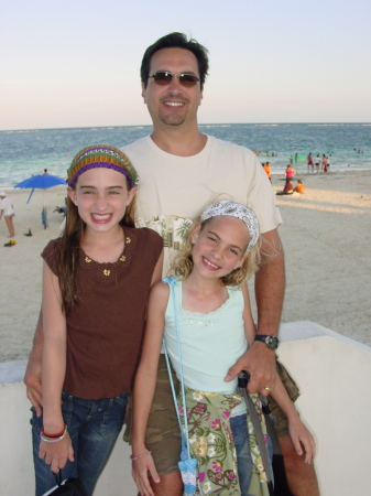 My daughters and I in Mexico this spring.