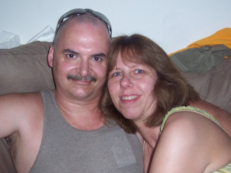 My beautiful wife and me. 2008