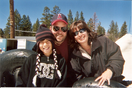 My wife, son & I in Big Bear.