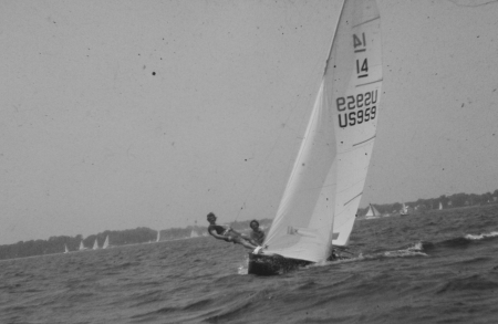 Bart and Pete sailing the Chesapeake