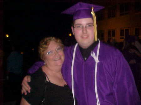TYLER AND MY MOM AT HIS GRADUATION