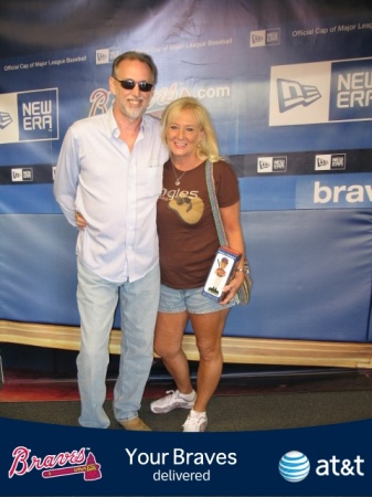 Me and my honey at the Braves game