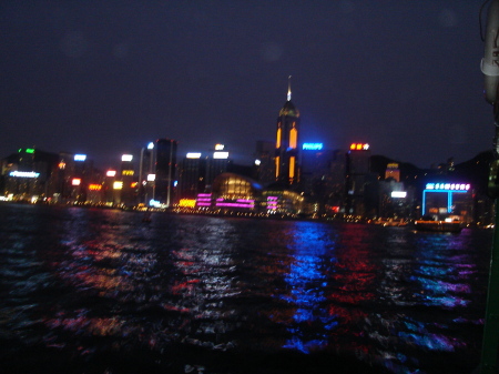 Night shot of Hong Kong