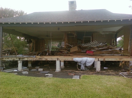 our home - demolished by IKE
