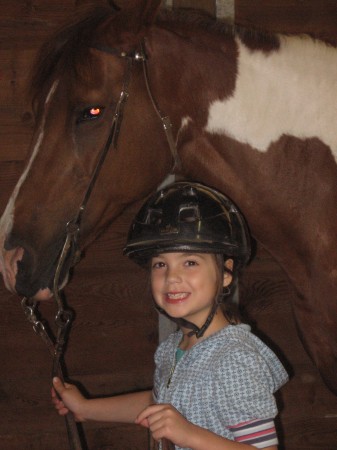 Lauren and Tiffany(the horse)