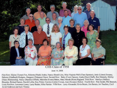 CHS 50th Class Reunion June 14, 2008