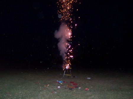 Shot of alot of fireworks!