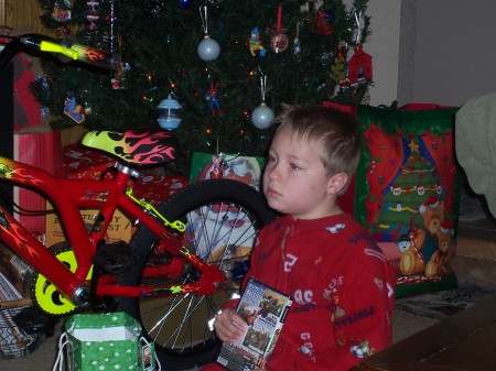 My son Nathan/Christmas  '04