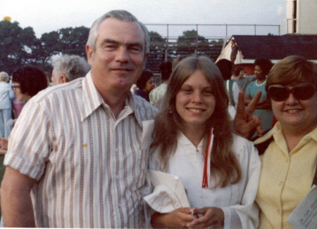 my father & mother at my graduation