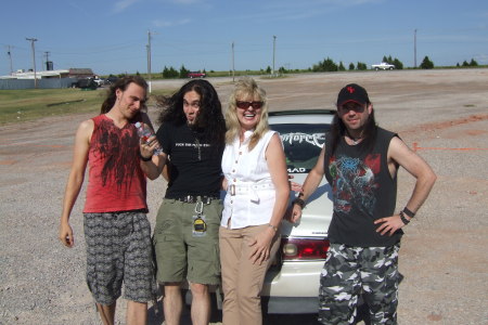 Me and Dragonforce members DRAGONFORCE RULES!!