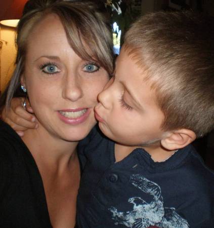 My son and I.  September 2008.