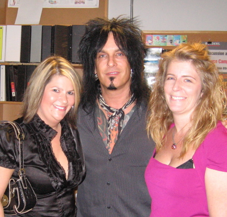 Partying with Nikki Sixx