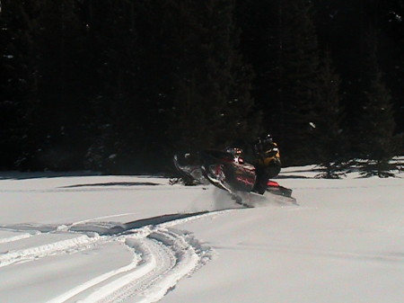 Snowmobing in Colorado