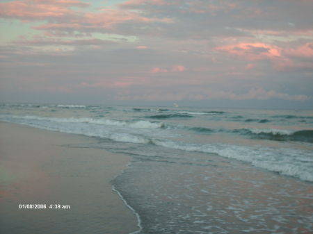 Sunset at Myrtle Beach SC