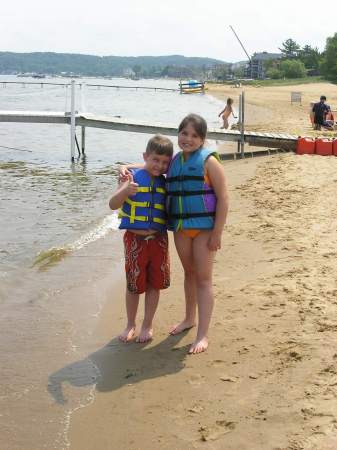 Jet skiing in Traverse City