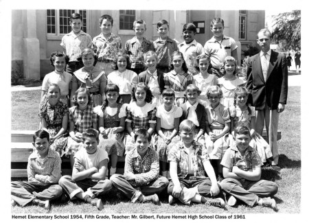 Class of 1961, Fifth Grade