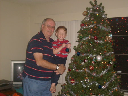 Bob with youngest grandson