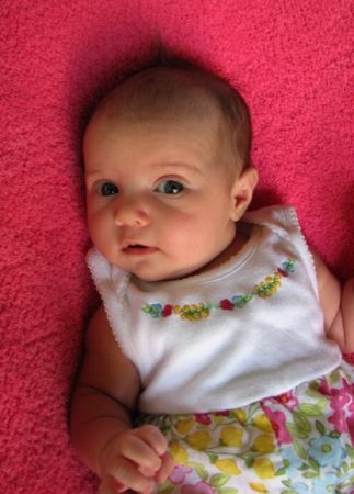 My daughter Heidi Mae - 4 weeks