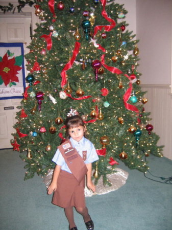 Ash at Christmas Brownie Event