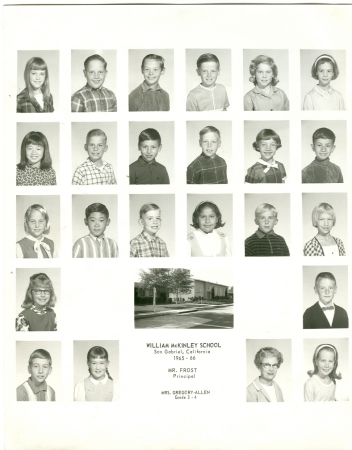 McKinley School - Gregory-Allen 3rd Grade 1965
