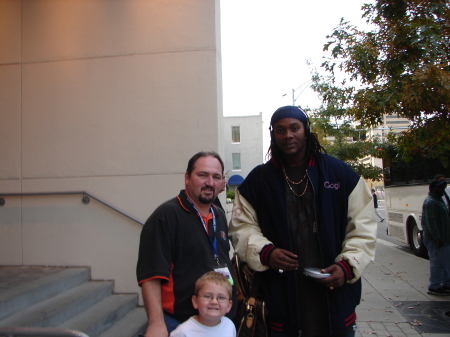 Brandon & I with Danny Fortson of the Sonics