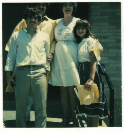 the gang at me graduation