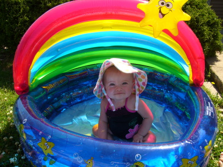 Little Swimmer, Iljana at Bousha's house