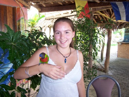 Brittany in Vanuatu - Dec 2007