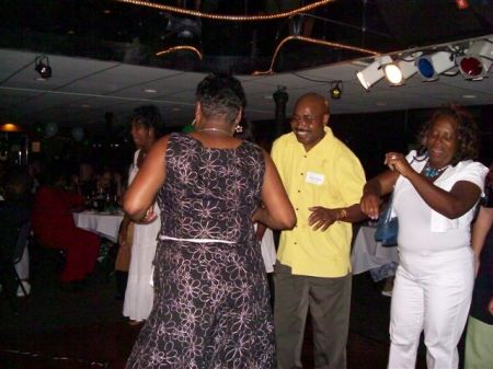 Victor dancin' with the ladies!