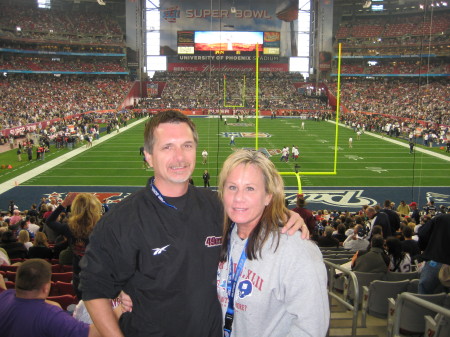 Don and I at Super Bowl '08 - sooo cool!