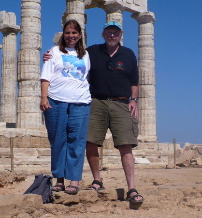 At Temple of Poseidon (near Athens)