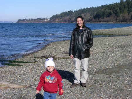 John and Caprice at the Beach