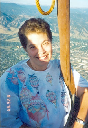 1994 - Hot air balloon over Boulder, Colorado