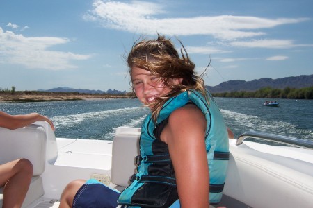 My Daughter at the River