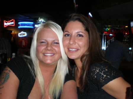 Me and Amber at the bar