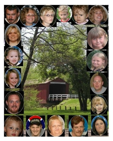 Red Covered Bridge & My Family