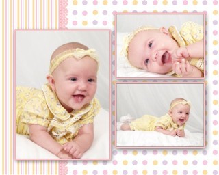 Ciera Grace at 3 months