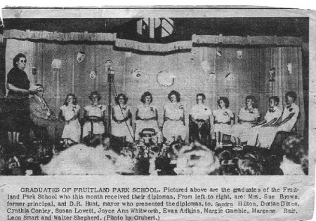 1950 Fruitland Park Graduation