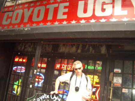 Me at the Coyote Ugly bar in NYC summer 2008.