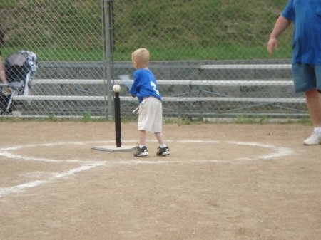 My Grandson playing Blast Ball