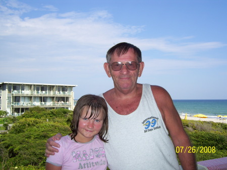 Atlantic Beach, Caylin & Grampa Rick