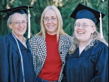 mom, sis and I