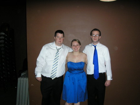 My kids. Dave Michelle Dan at Daves wedding