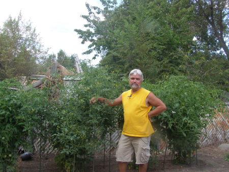 Me and my tomato plants