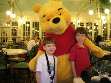 Pooh and the boys