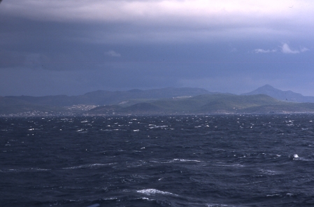 approaching Hydra, Greece 2001