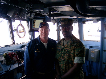 Captain of the USS Tortuga 2004